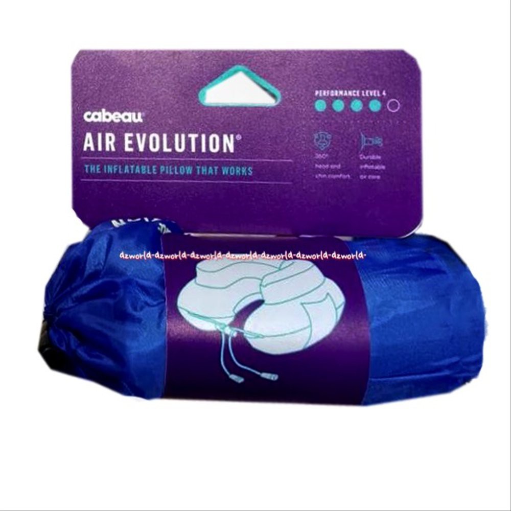 Cabeau Air Evolution Cushion Neck Bantal Leher Revolusioner Praktis