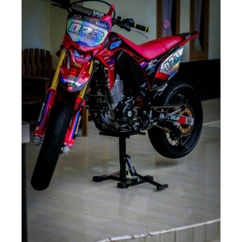 Decal Sticker CRF 150L Full Chrome Hologram/Pelangi (D-Tracker, KLX BF 150, KLX OLD, WR)