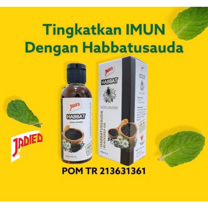 HABBATUSSAUDA oil_Minyak habbasyi cair 60 ml l JADIED habbat