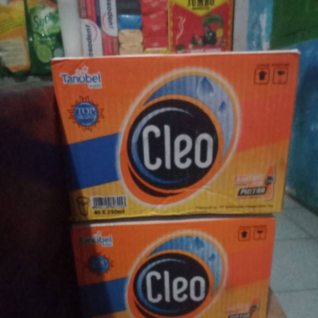 

Cleo 240ml/gelas..