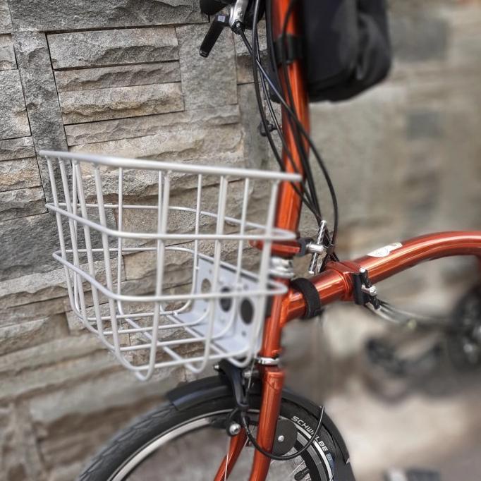 {{{{{{] keranjang sepeda lipat front block brompton