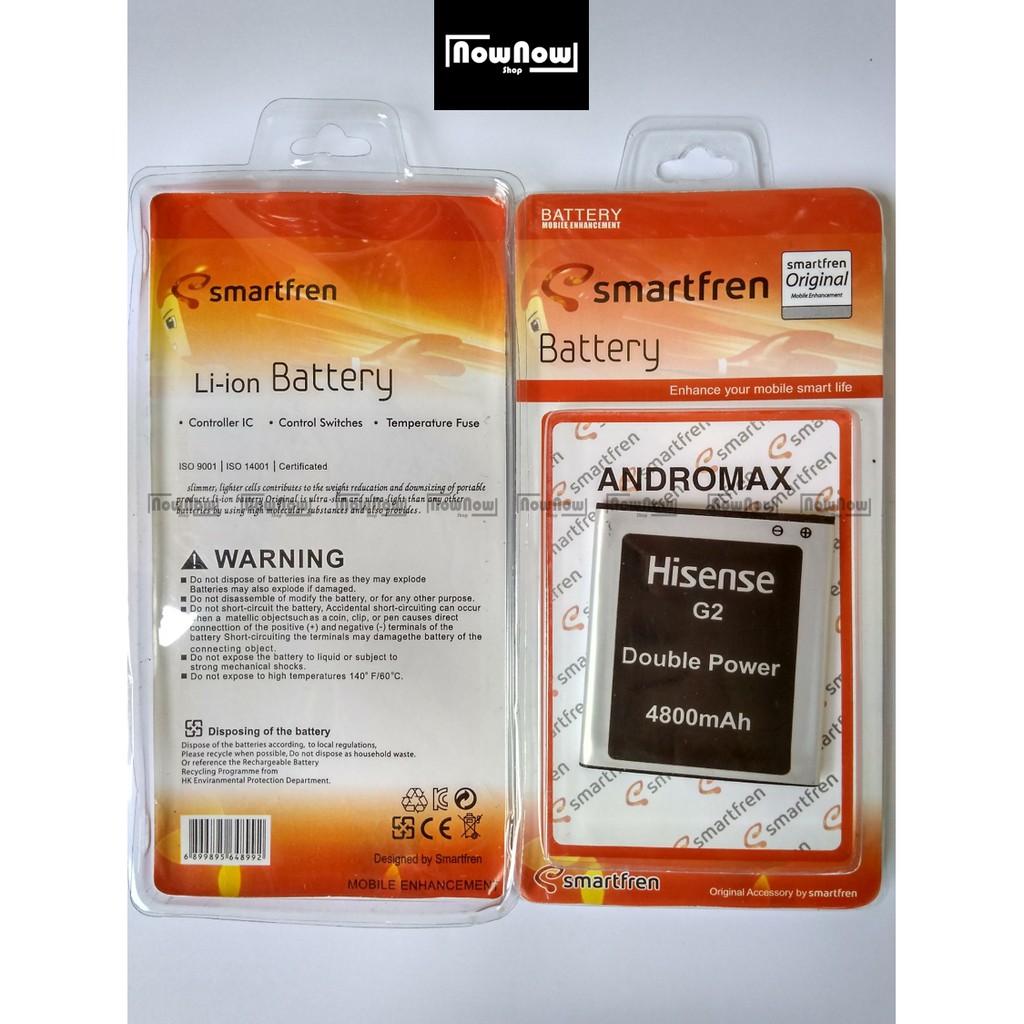 Baterai Smartfren Andromax G2 H11293 AD681H Original ORI Batre Battery Batu Batrai HP