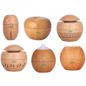 Taffware Ultrasonic Humidifier Aroma Essential Oil Diffuser 130ml - K-H120B - Dark Brown