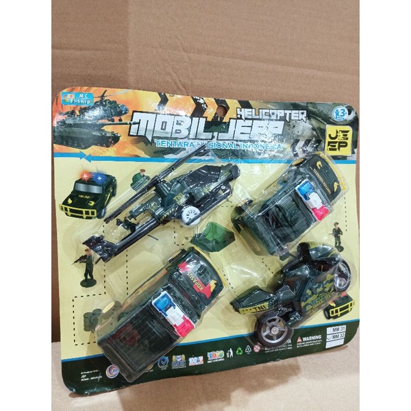 Mainan Mobil Polisi Set Anak