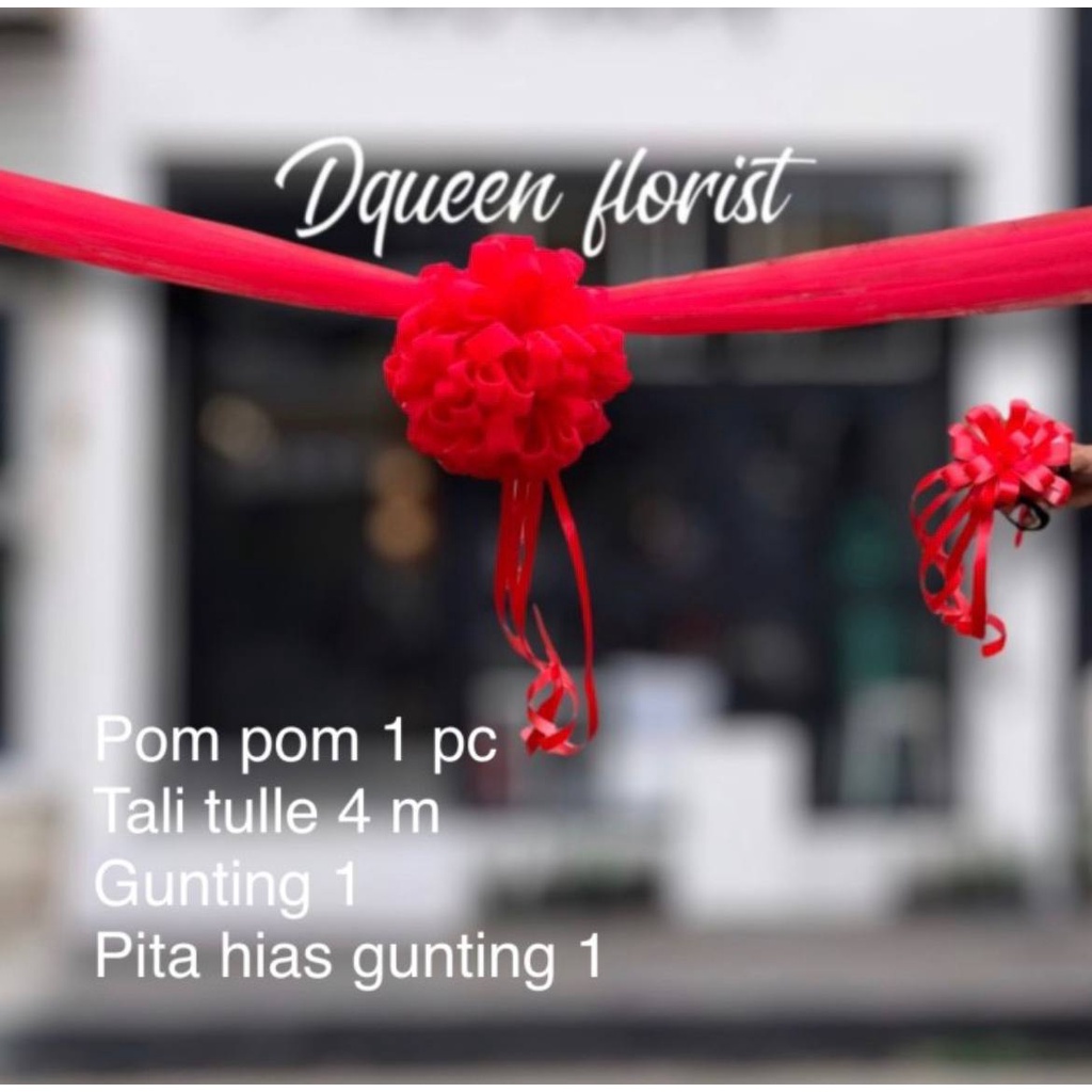 Paket Pita Peresmiaan Acara Grand Opening Gedung Kantor Perusahaan Wedding Selamat Datang Wisuda Natal 1 Set Gunting Potong Murah