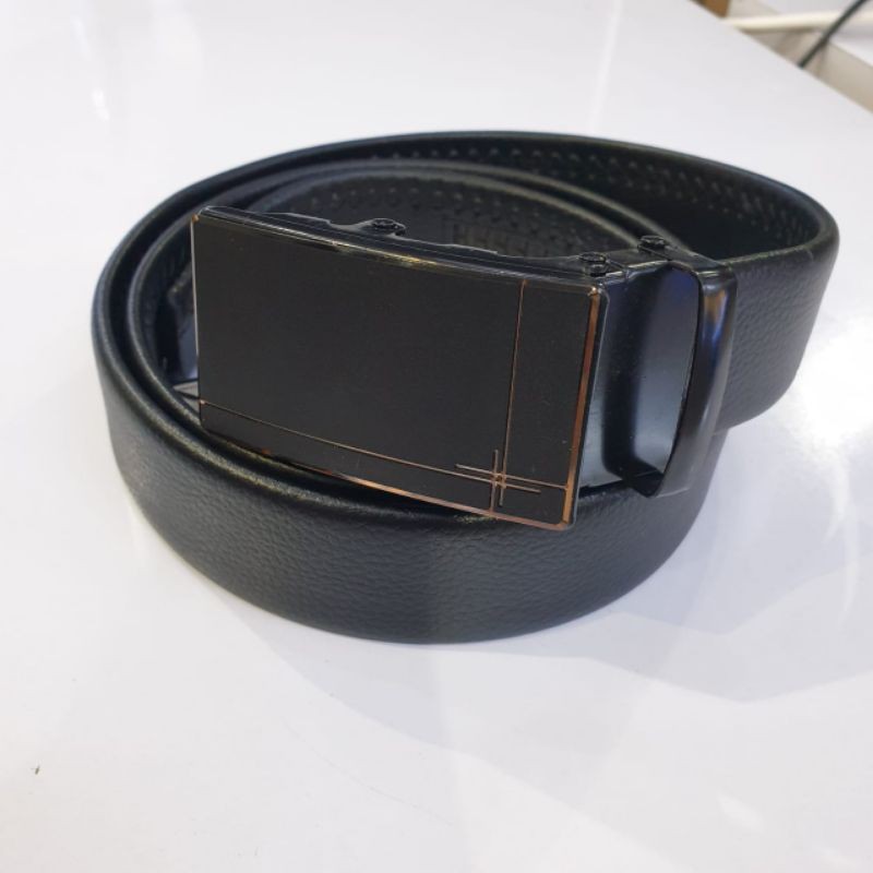 NEW IMPORT BELT Rell Ikat Pinggang Pria Kulit PU Rell Resleting Import Sabuk Panjang 145 CM