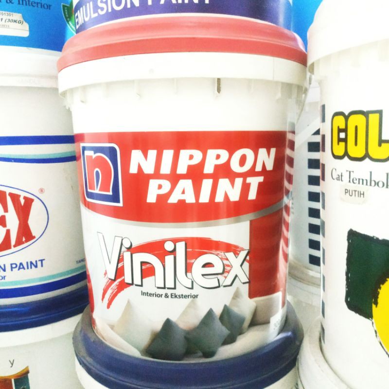 NIPPON VINILEX Cat Tembok Paint Pail PUTIH kemasan 25KG