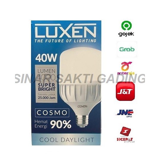 LUXEN LAMPU LED BOHLAM CAPSULE 40 WATT KUNING / PUTIH