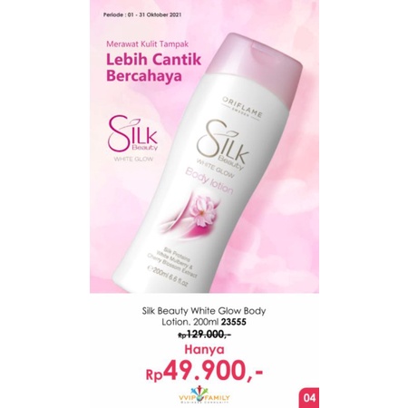 Hand Body Oriflame Silk