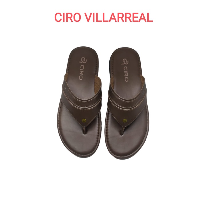 SANDAL CIRO VILLARREAL-SANDAL JEPIT-KUALITAS MATAHARI-KULIT ASLI-100% PRODUK INDONESIA