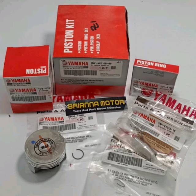 PAKET CYLINDER BLOK DAN PISTON KIT UNTUK MIO J - MIO GT - X RIDE 115 ORI YAMAHA