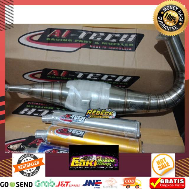 New TermurahKNALPOT AITECH COBRA STENLIS NINJA R&RR  ORI ORIGINAL knalpot ninja