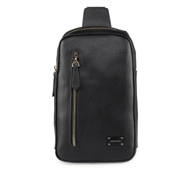 Obermain Tas Pria ALTON CHEST BAG - L Black OBC872BK