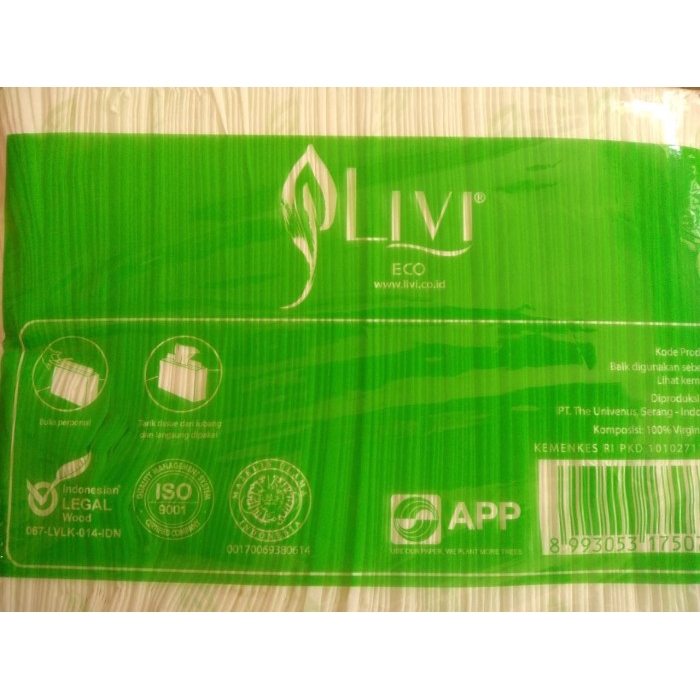 LIVI ECO Facial Tissue / Facial Refill 554g