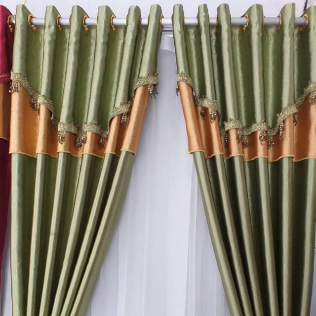 GORDEN Blackout PONI DOUBEL EMBOS HIJAU GOLD