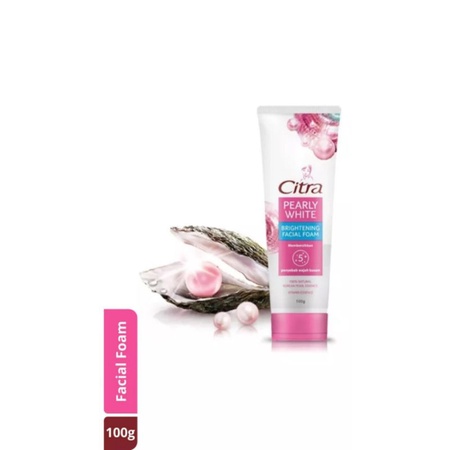 Citra pearly white facial foam mutiara 100 ml/sabun cuci muka citra