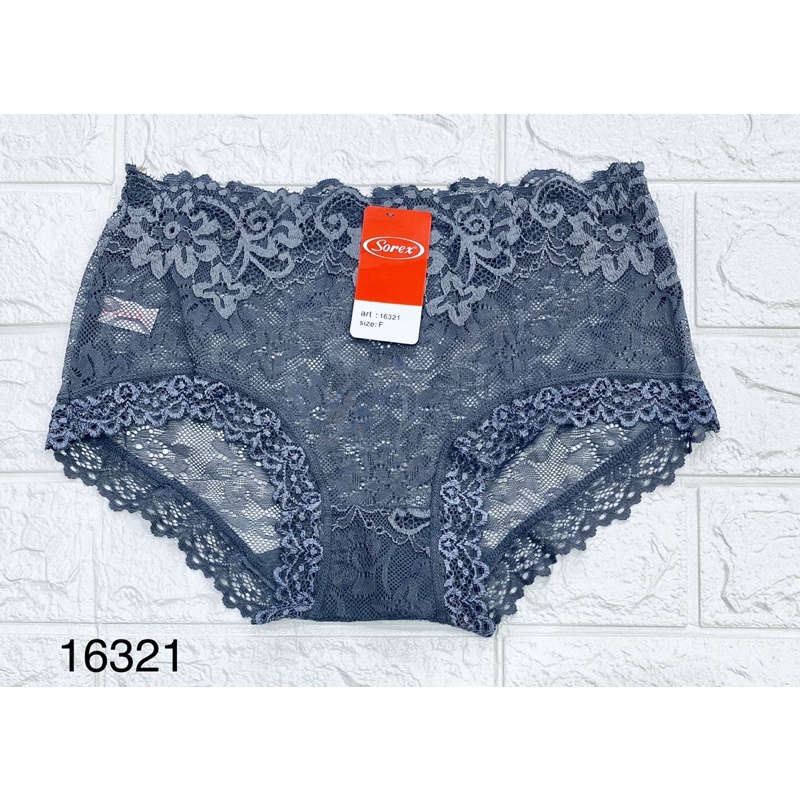 CD | Celana Dalam Wanita Semi Transparan SOREX 16321 &amp; 16322 Freesize