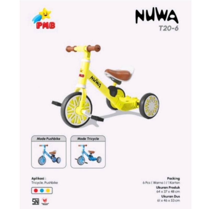 Sepeda PMB NUWA T20-6 Terbaru