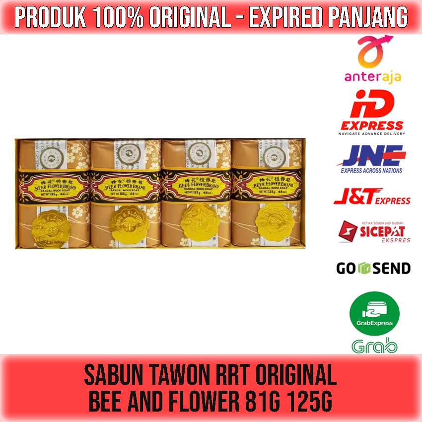 SABUN TAWON RRT BEE AND FLOWER IMPORT ORIGINAL 81gr 125gr