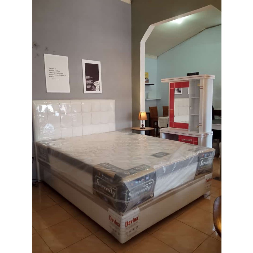 divan dan kasur satu set ranjang set gratis ongkos kirim