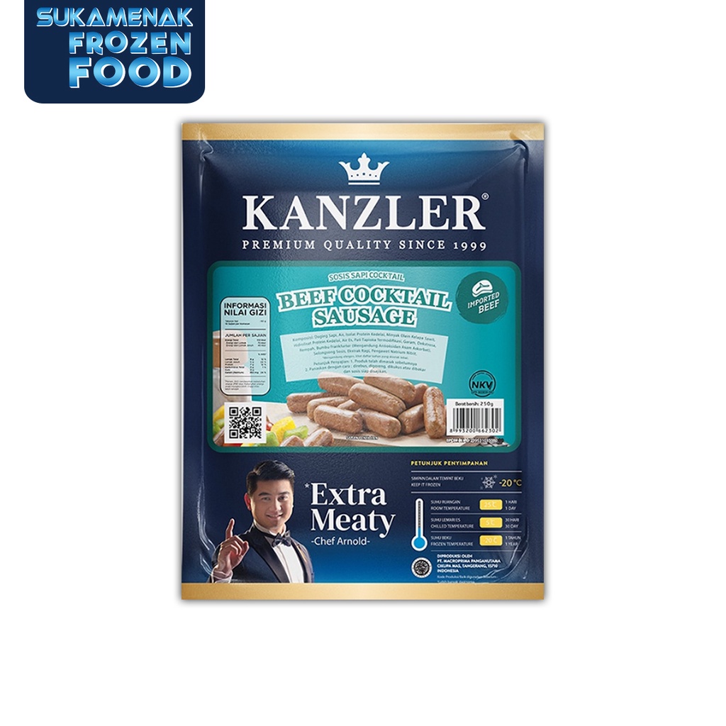 

KANZLER Beef Cocktail Sausage 250gr