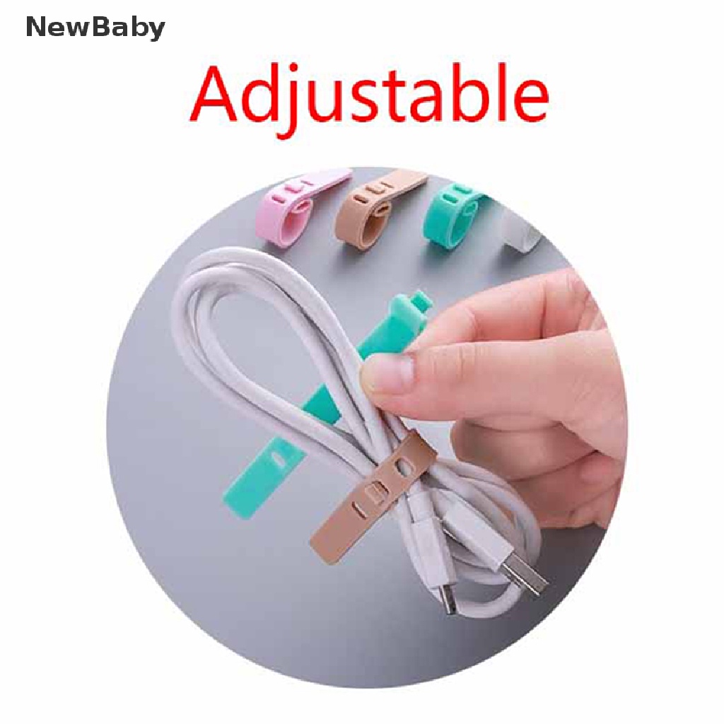 Newbaby 4Pcs Penggulung Kabel Bahan Silikon