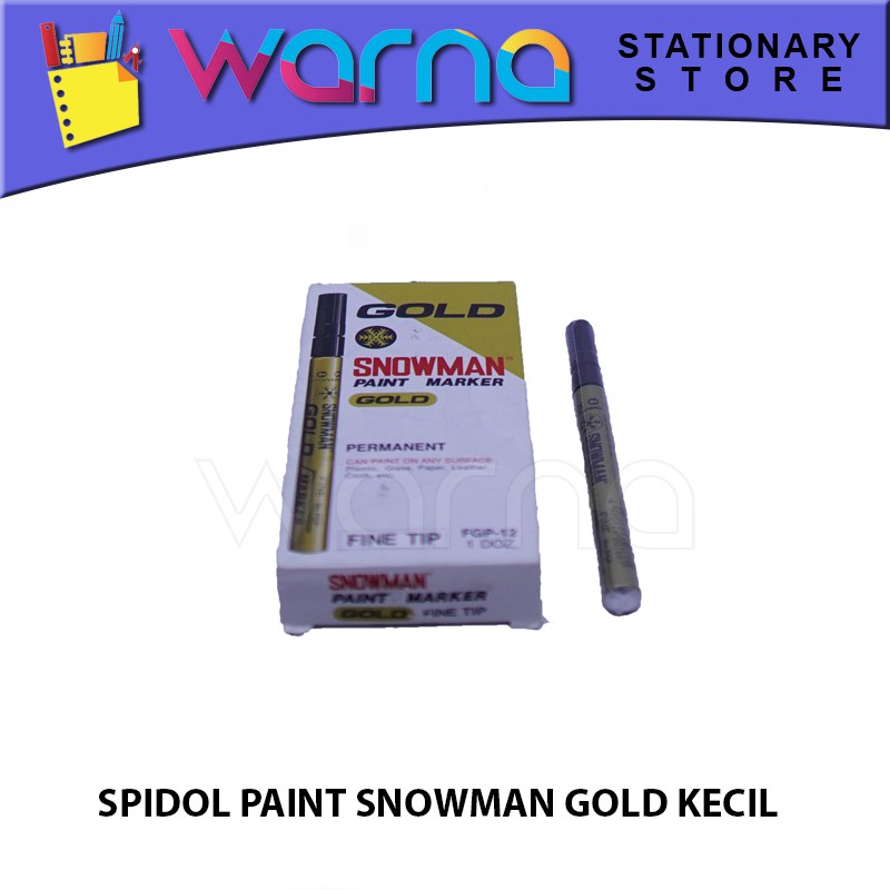 

SPIDOL SNOWMAN PAINT KECIL/PERMANENT PAINT