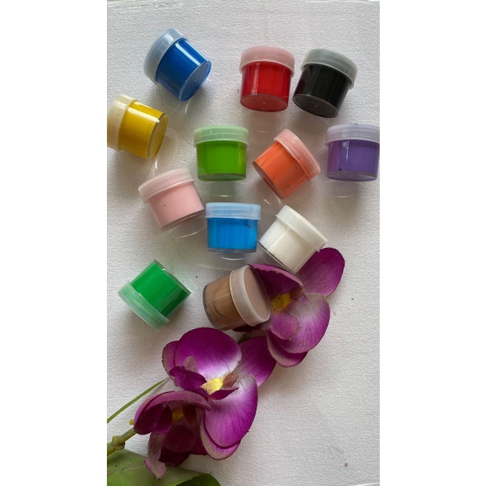 

Cat lukis akrilik acrylic mini murah ekonomis 10ml