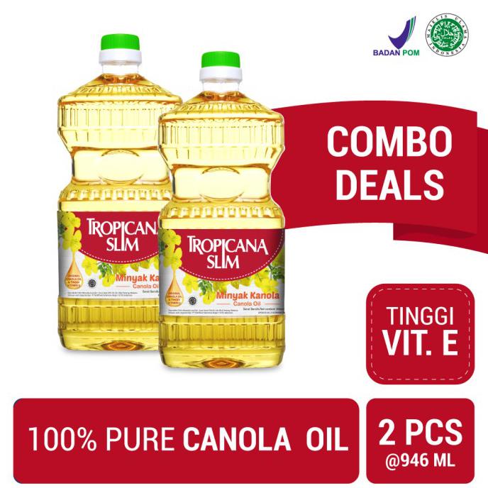 

Big Sale Twin Pack: Tropicana Slim Minyak Kanola 946ml Promo Awal tahun