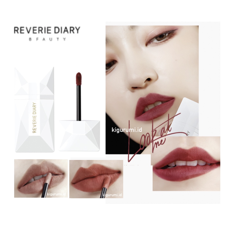 REVERIE DIARY Velvet Lipstick Diamond Matte Lipstik 8 Best Color