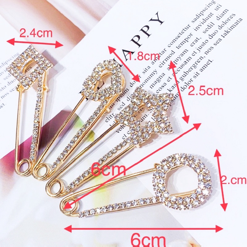 Bros Korea Mutiara bros Berlian Brooch Aksesoris Bros Pin-7