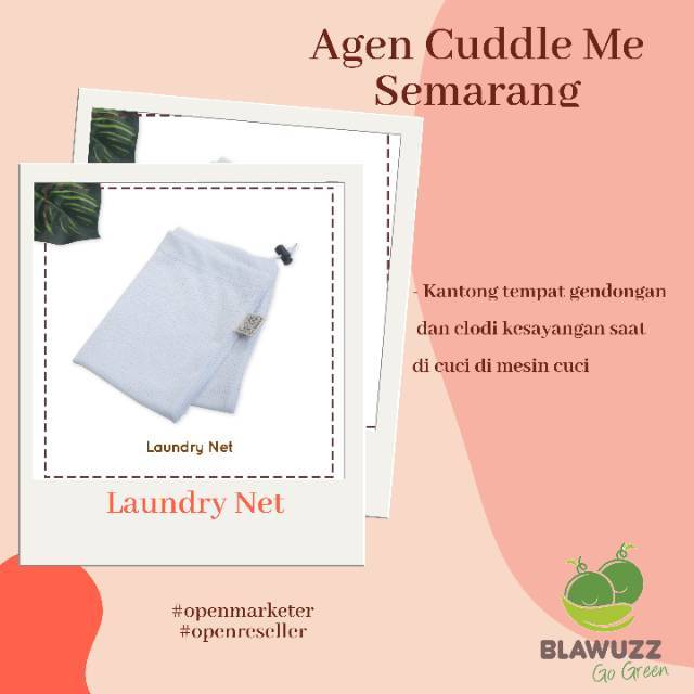 Laundry net cuddle me Kantong Cuci Gendongan Baby Carrier Mshape SNI