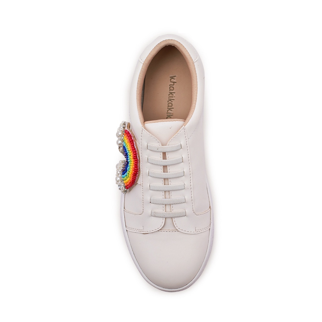 Khakikakiku Owien Rainbow Slip On