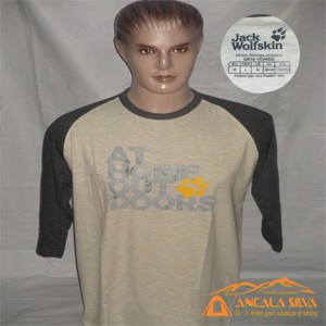 Kaos Jack Wolfskin 24s Lengan 3/4