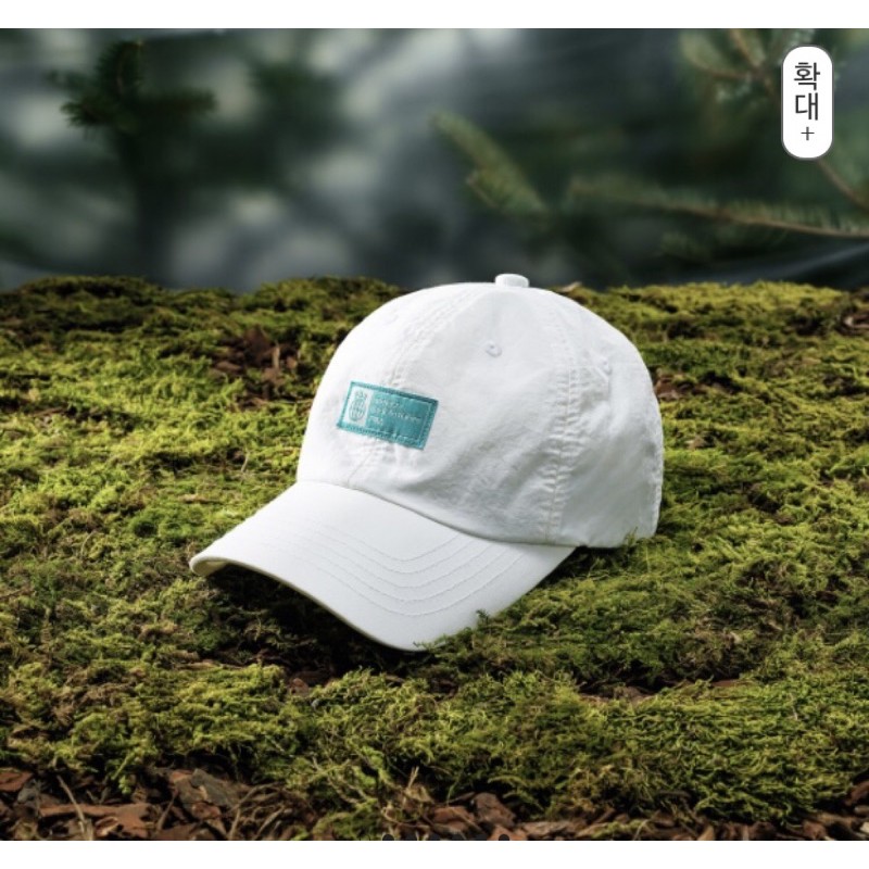 [BOOKED] BTS FILA Project 7 Back to nature White Baseball Cap RM Topi hat