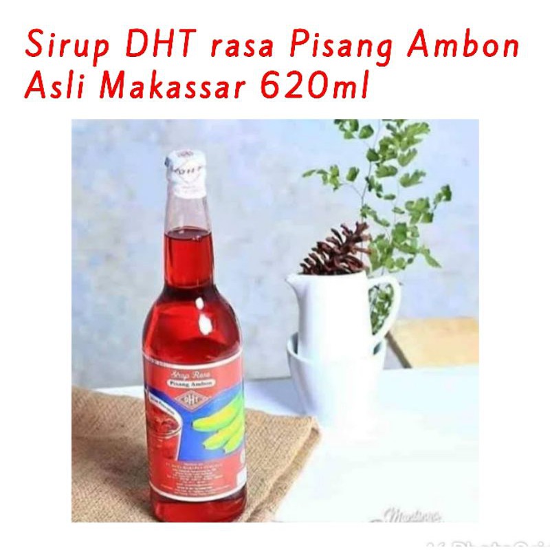 

Sirup Merah DHT Rasa Pisang Ambon Asli Makassar 620ml (Botol Beling HANYA PENGIRIMAN SAMEDAY INSTAN)