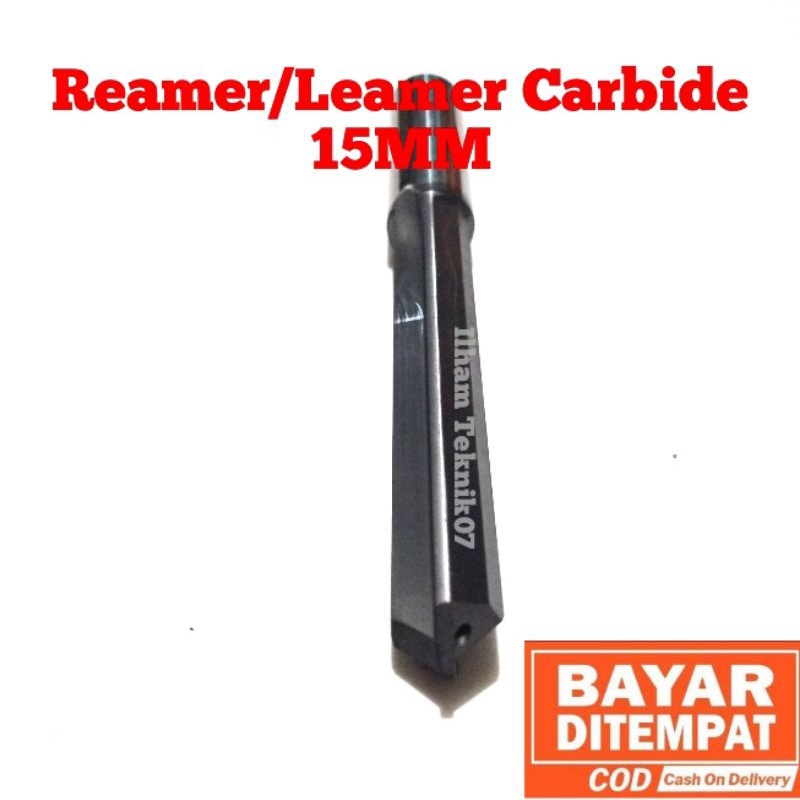 reamer Carbide mata reamer Leamer Carbide 15mm pembesar lubang senapan