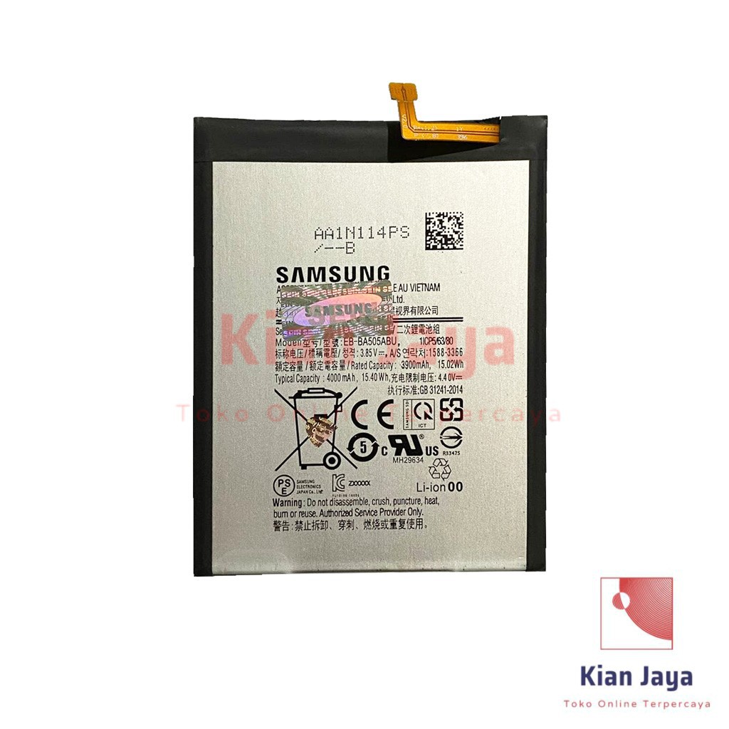 [Garansi 100% Ori] Baterai Samsung Galaxy A30 / A50 / BA505 Batre Battery Hp EB-BA505ABU Original