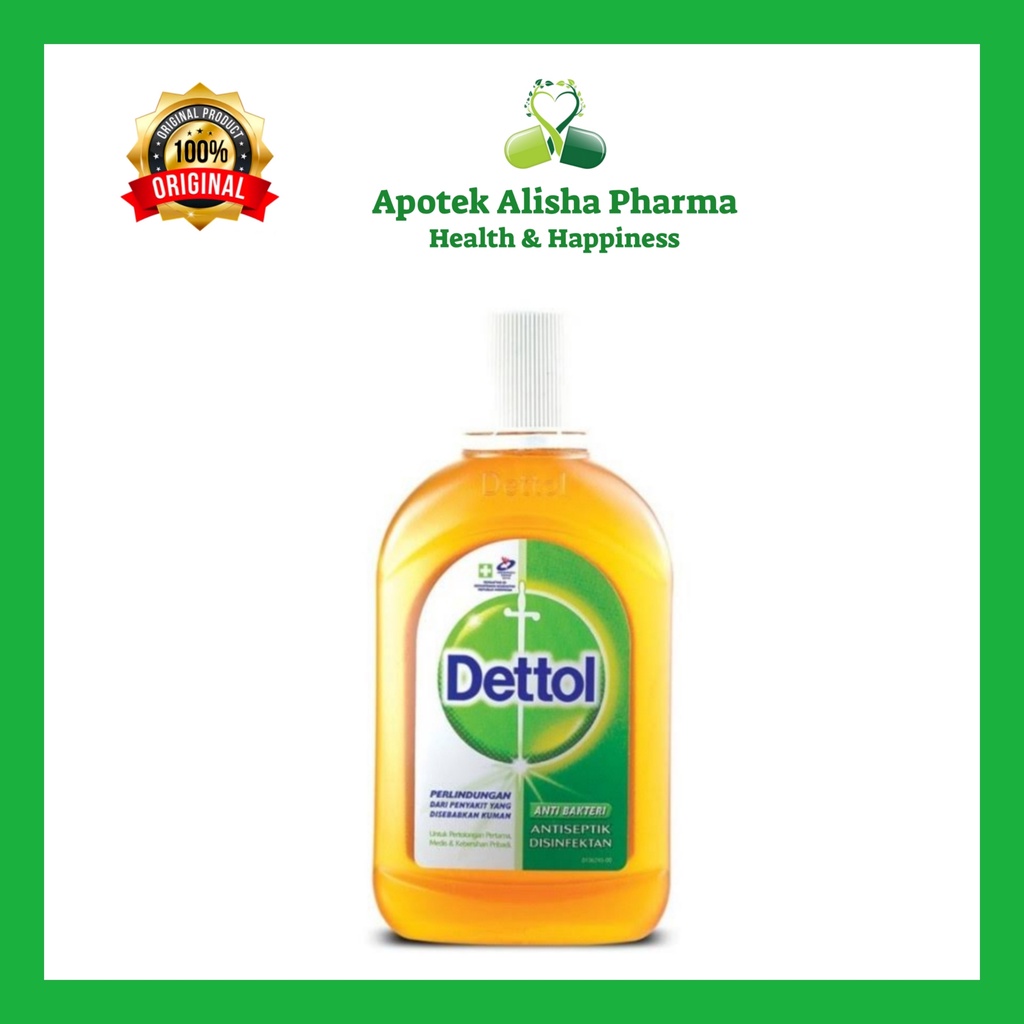 DETTOL LIQUID -  Cairan Antiseptik Pembersih Luka Disinfektan Membasmi Kuman Bakteri dan Virus Detol Antiseptik Cair