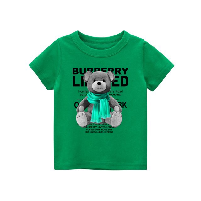 Burberry T-shirt anak Catoon combat Usia 1-8 Tahun