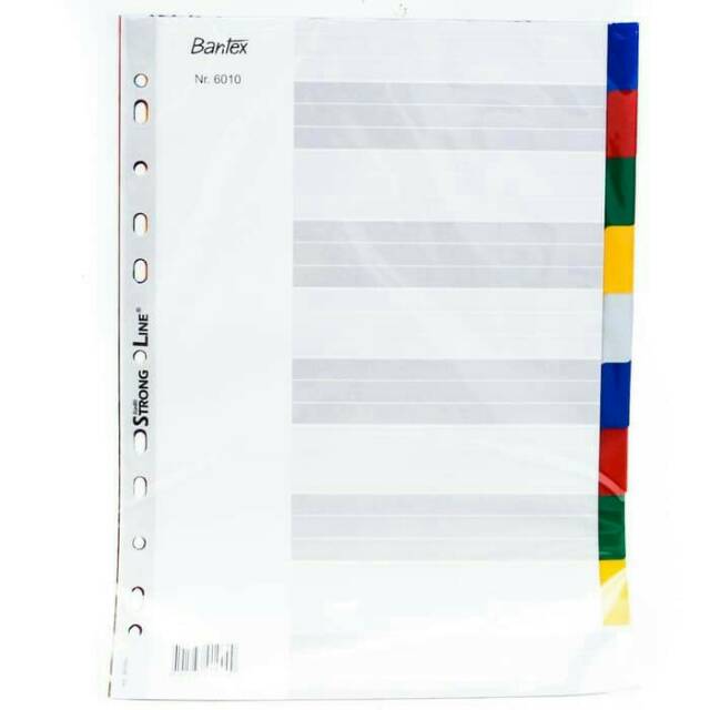 

Pembatas Bantex 10 warna A4