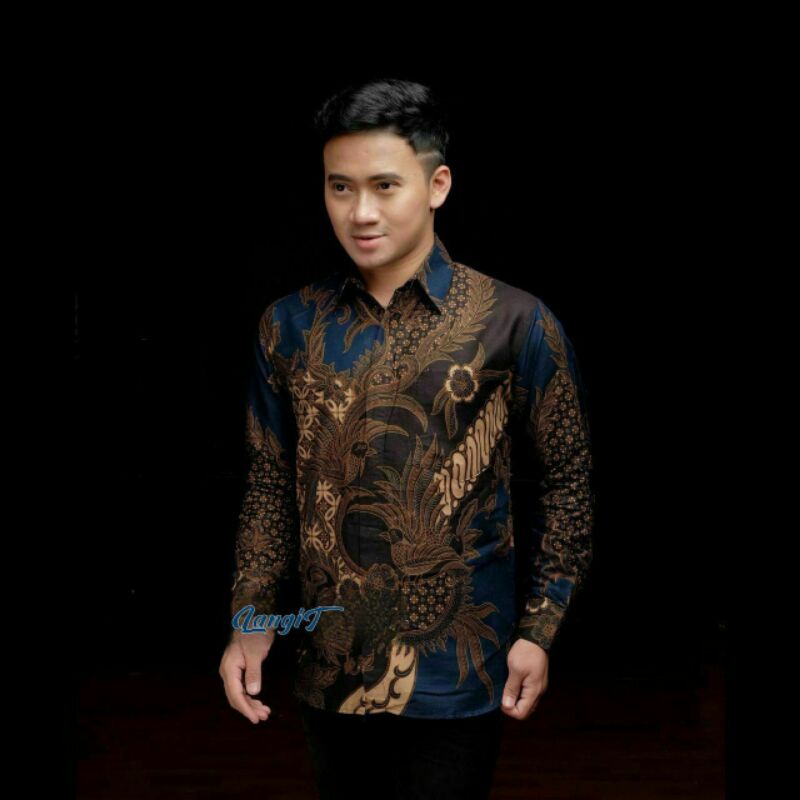 [BISA COD]Kemeja Batik Kemeja Premium Reguler fit Baju Batik Pria Lengan Panjang SenoPrabu