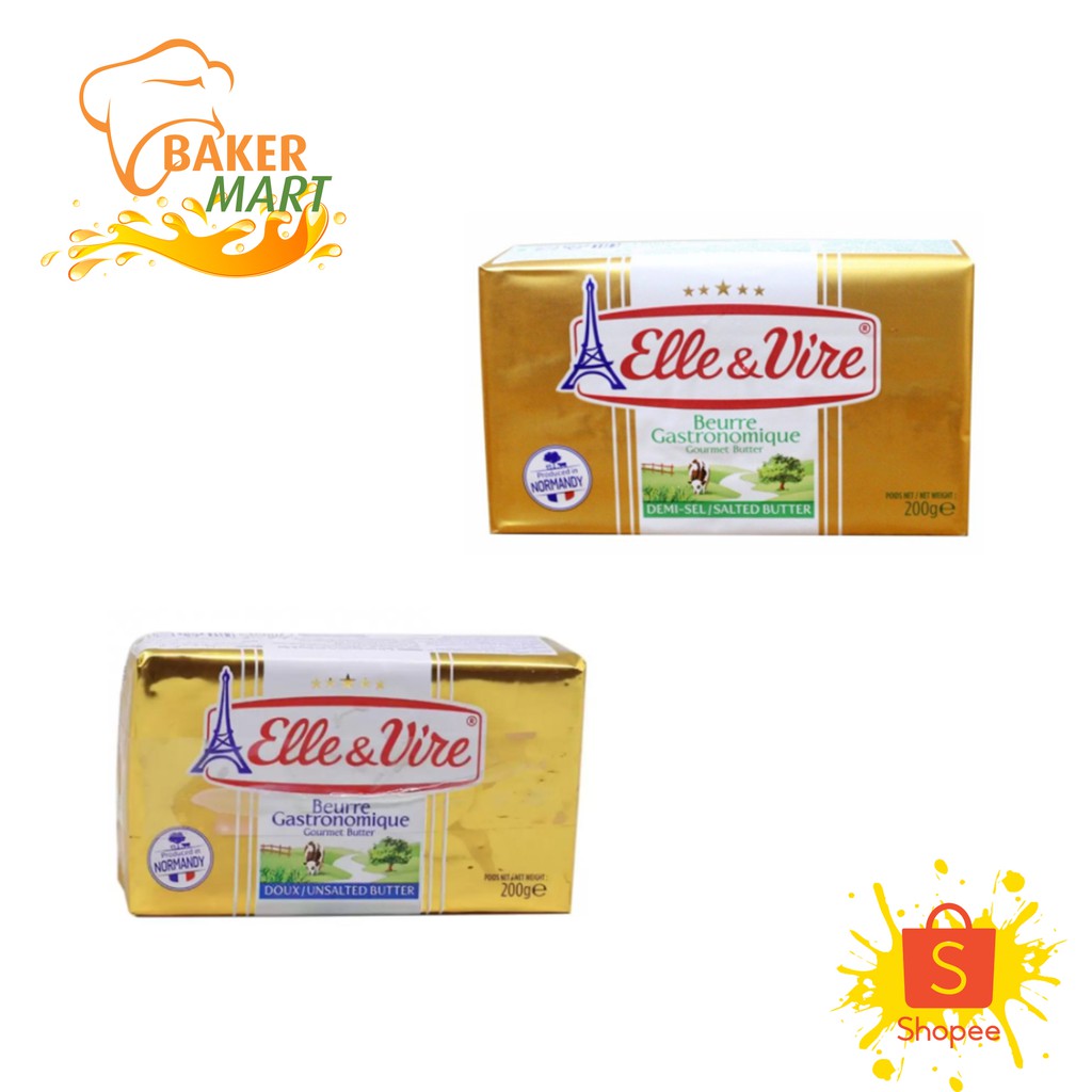 

Elle & Vire Gold Butter Salted & Unsalted 200gr