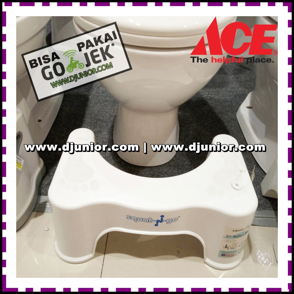 ACE - SQUAT N GO BANGKU PIJAK TOILET / KURSI PIJAKAN TOILET / STEP STOOL