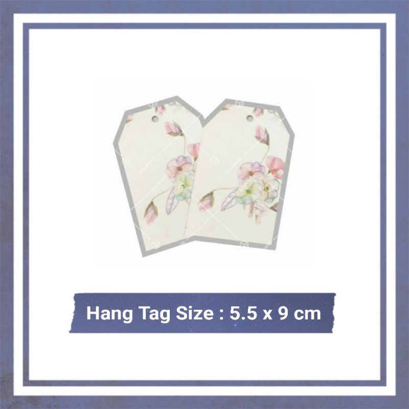 

Hang Tag Motif Flower / Bunga