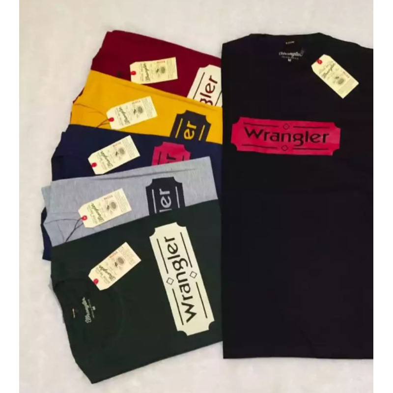 3PCS 100RB warna(RANDOM) kaos distro wrangler original premium