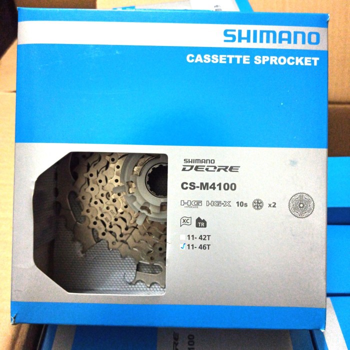 cs sprocket shimano deore M4100 10 speed 11-46 T 10sp 46T