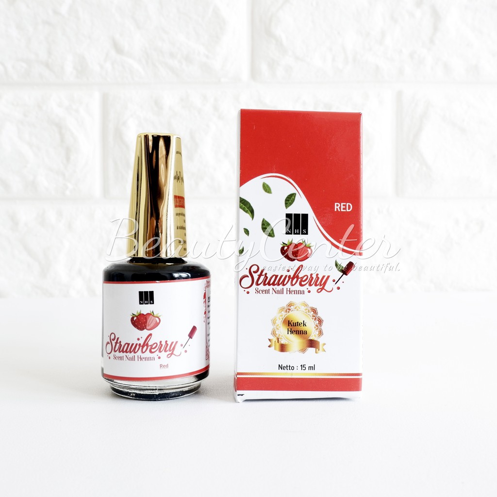 ORIGINAL  Strawberry Nail Henna / Kutek Halal Henna