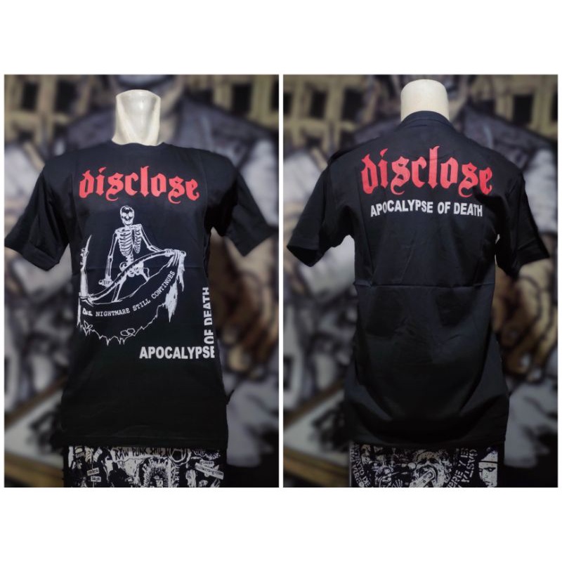 kaos band punk disclose,kaos komunitas,kaos punk,baju punk,kaos musik punk