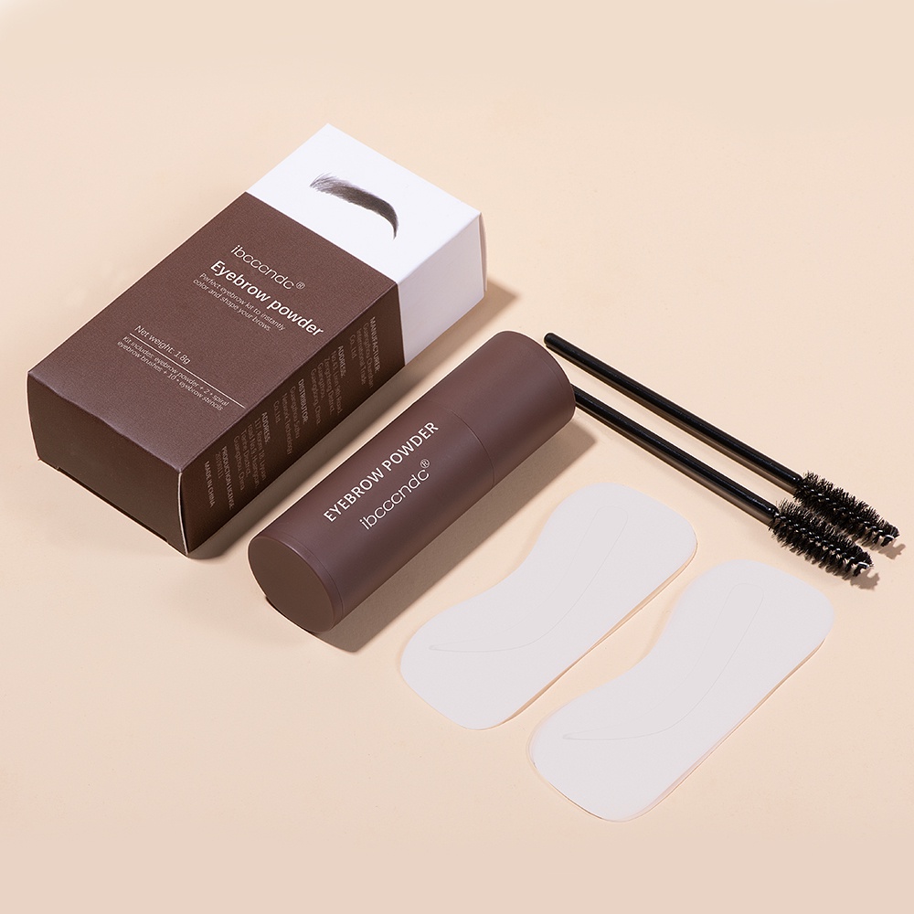 【Ready ORI】IBCCNDC Eyebrow Powder Eyebrow Stamp Waterproof Eyebrow with 10 Models-5